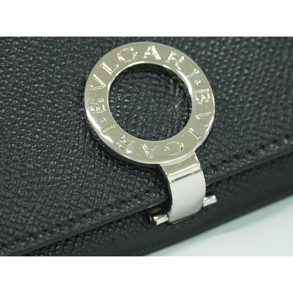 Bulgari Bulgari Bulgari Black Leather Wallet (Pre-Owned) - Picture 9 of 12